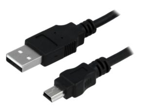 USB A to USB mini B cable, 5 m