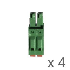 2-pin Screwless Push-in Terminal Set
