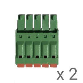 5-pin Screwless Push-in Terminal Set