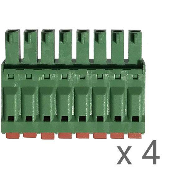 8-pin Screwless Push-in Terminal Set